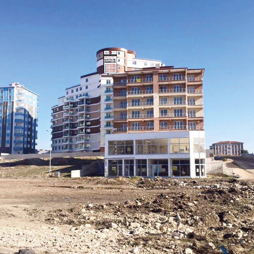 Ceren Residence Edirne — Yan cepheden genel görünüm