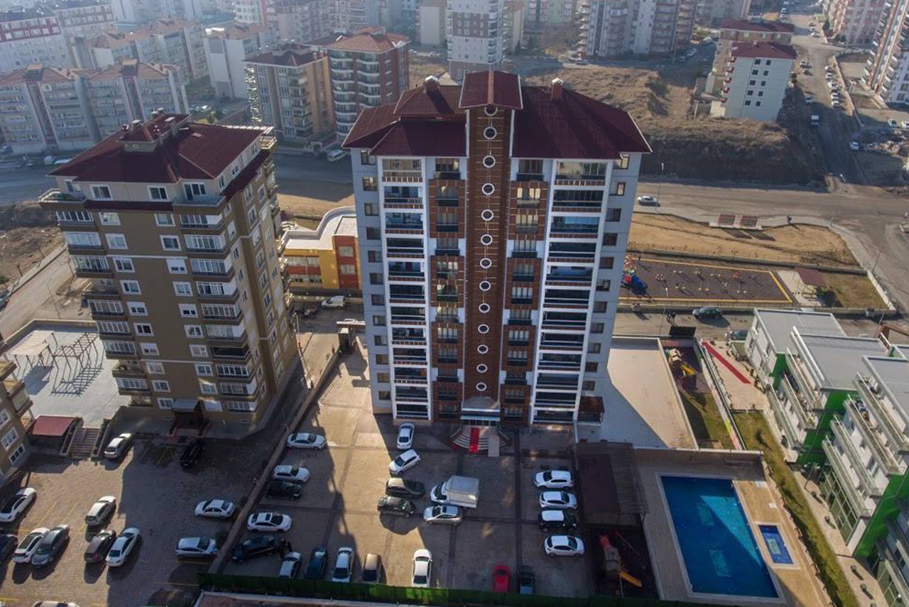 Ecem Residence Edirne havadan görünüm