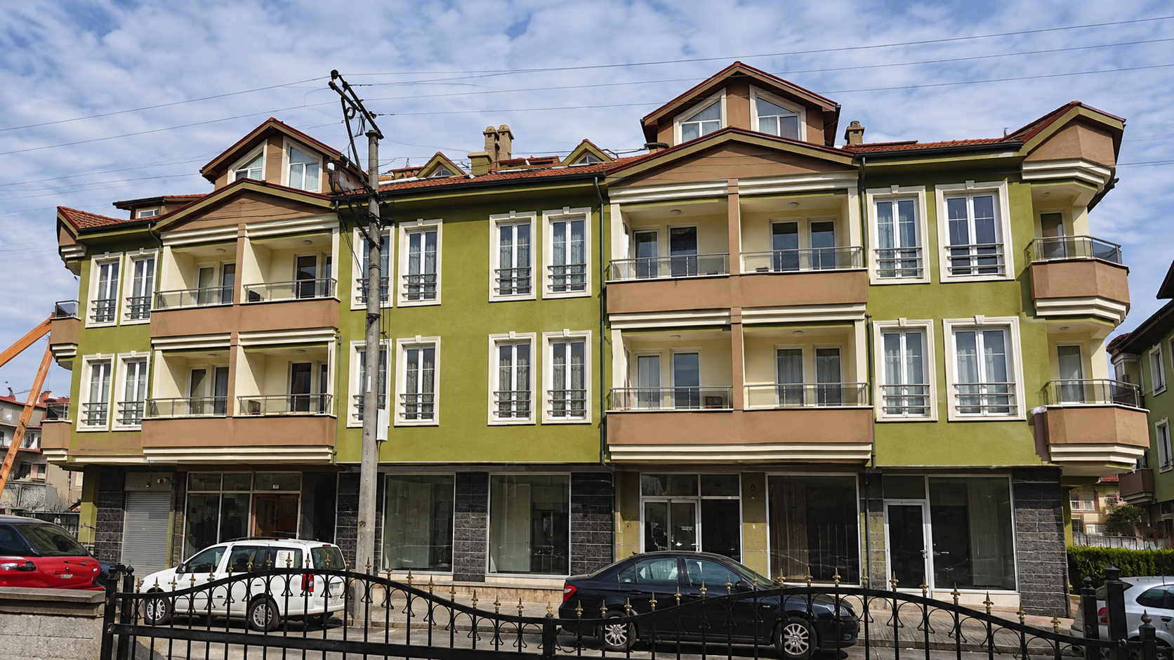 Erdağı Evleri — genel cephe